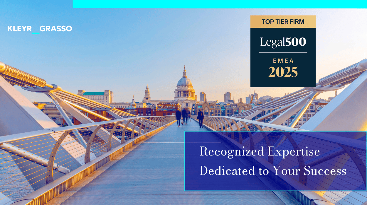 Image KLEYR GRASSO Recognized with Top-Tier Ranking in Legal500 EMEA 2025 for Luxembourg!